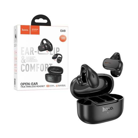 Hoco Wireless Open Ear Headphone EA9 Clear Black Hoco Wireless Open Ear Headphone EA9 Clear Black
